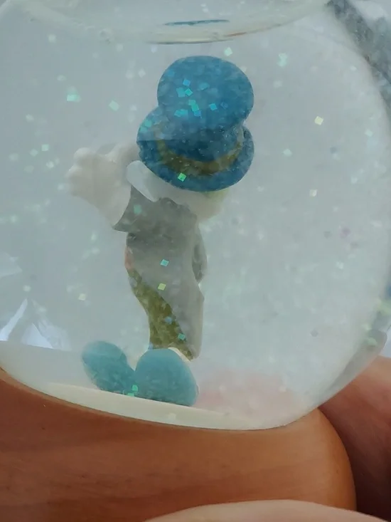 VINTAGE Disney Jiminy Cricket Crystal Snow Globe - The First Limited Edition - Picture 7 of 9